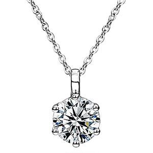 1 cttw Diamond Solitaire Necklace